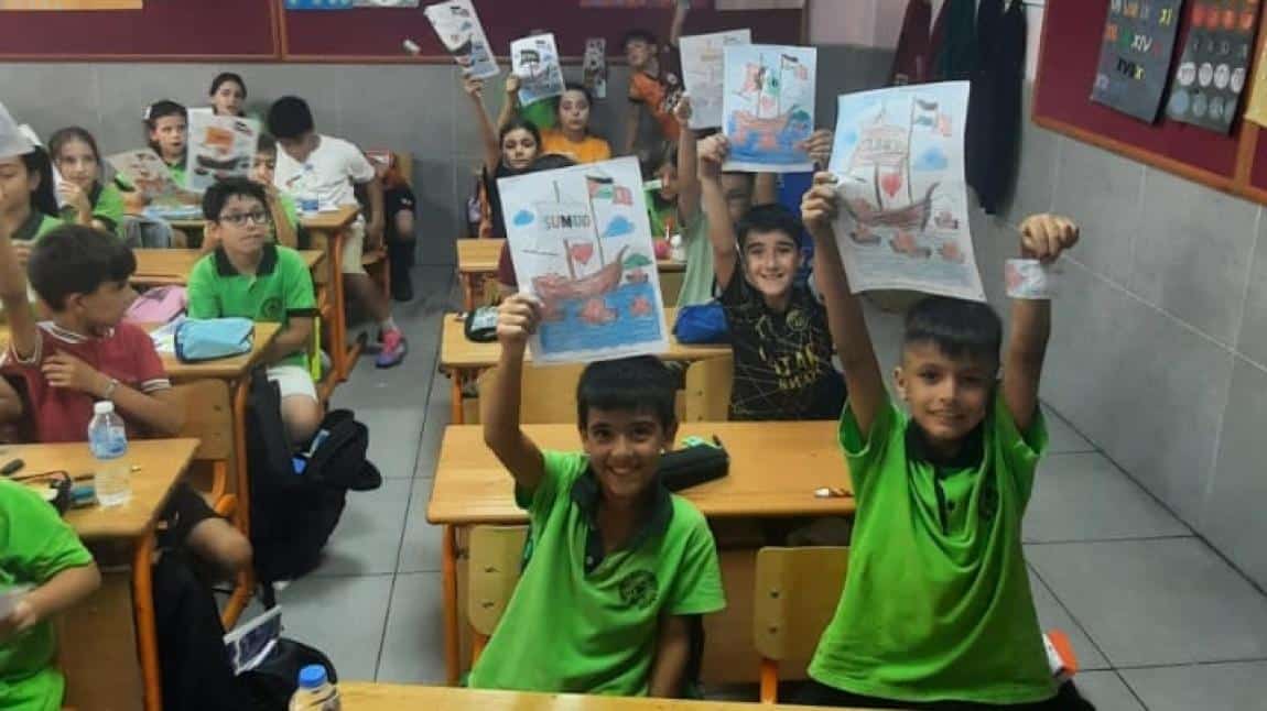  Ergenekon Şehit Mehmetçik İlkokulunda Filistin’e Destek ve Farkındalık Etkinliği   